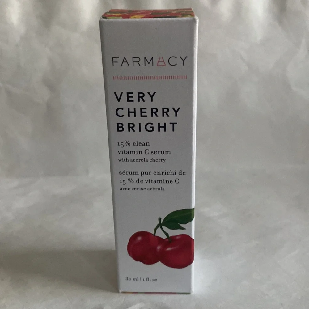 FARMACY Very Cherry Bright Face Serum 1oz $62 NIB CLEAN BEAUTY